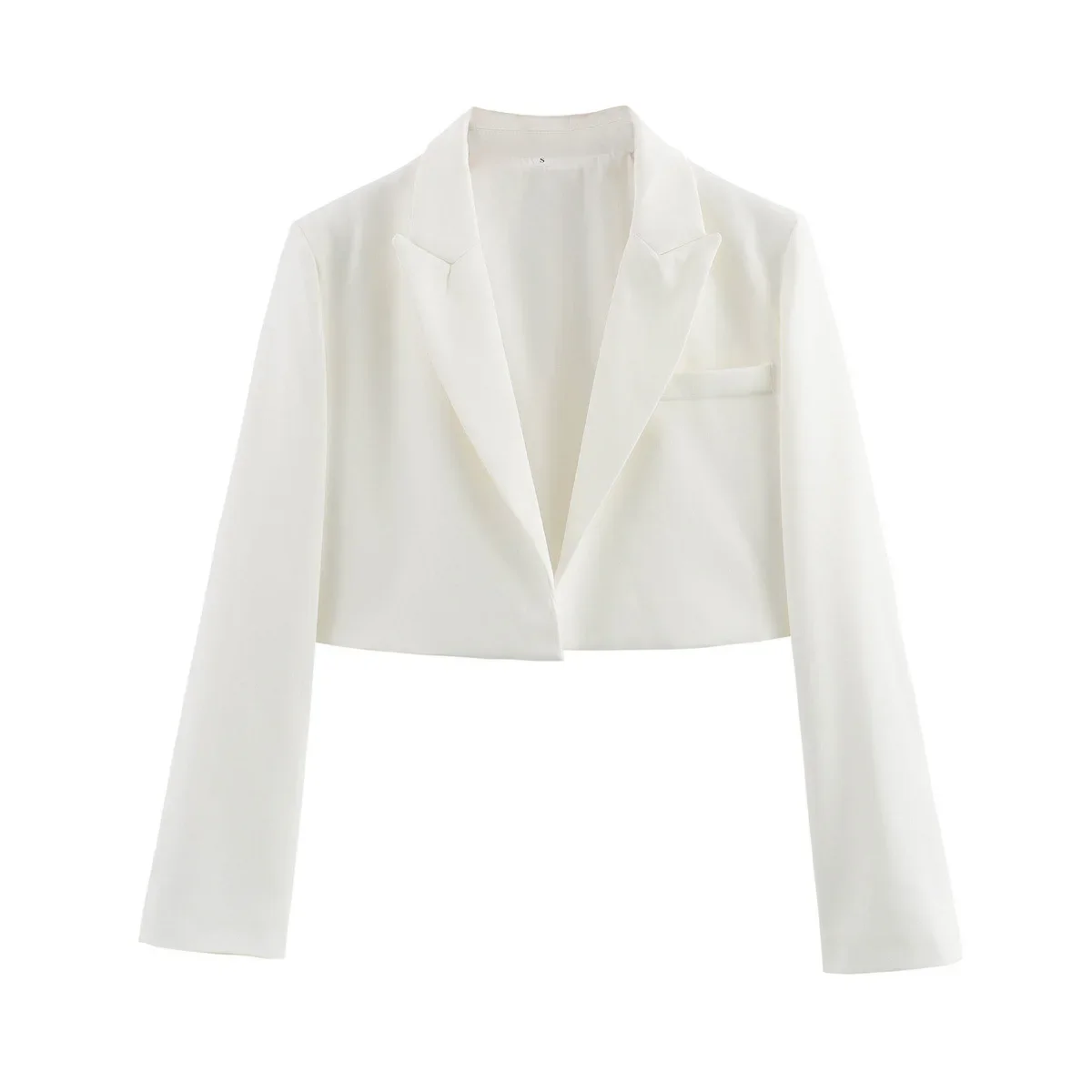 Women's Clothing 2026 Autumn And Winter New Style Personalized Fashion Simple Short Suit Jacket Top - Image 3