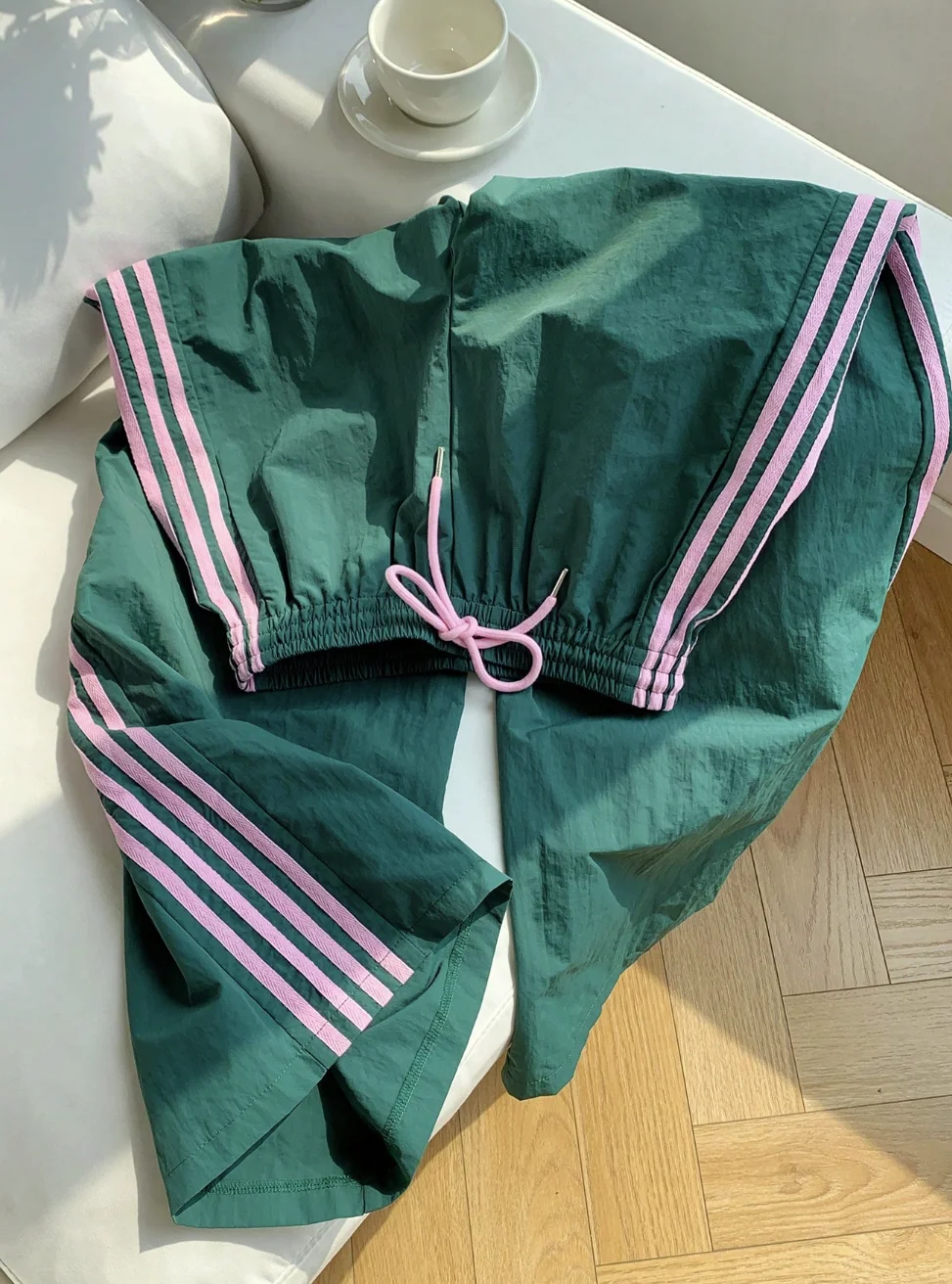 Women's clothing elegant, casual, fashionable, outdoor sports slimming, versatile, elastic waist pants - Image 4