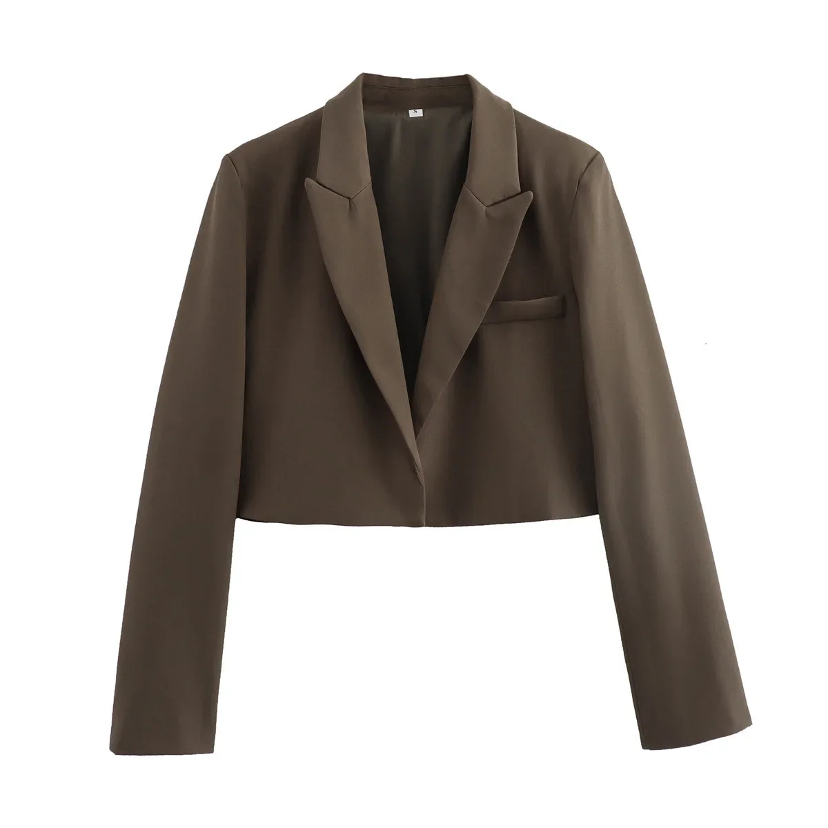 Women's Clothing 2026 Autumn And Winter New Style Personalized Fashion Simple Short Suit Jacket Top - Image 6