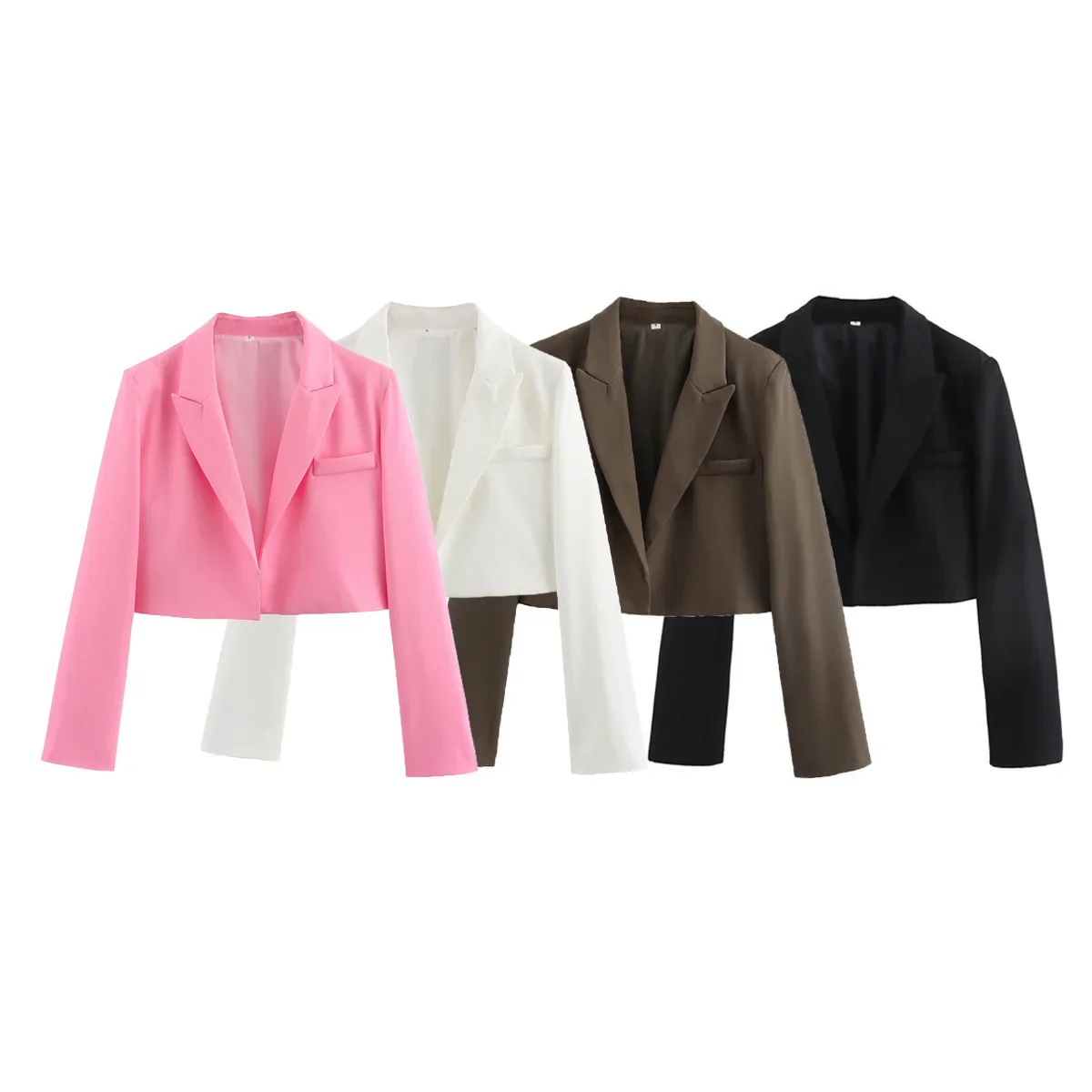 Women's Clothing 2026 Autumn And Winter New Style Personalized Fashion Simple Short Suit Jacket Top - Image 2