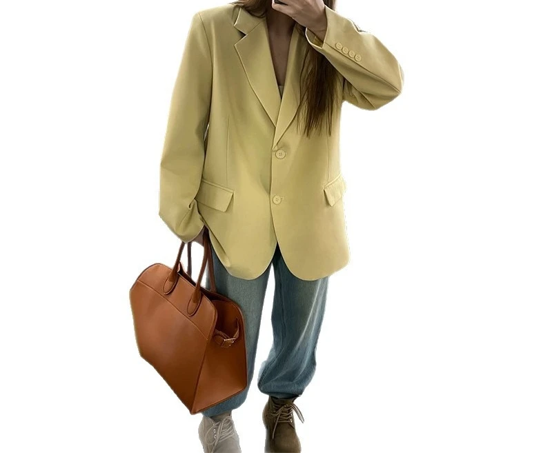Women's Clothing 2025 Summer New Fashion Loose Casual Simple Long Sleeved Jacket Top - Image 4