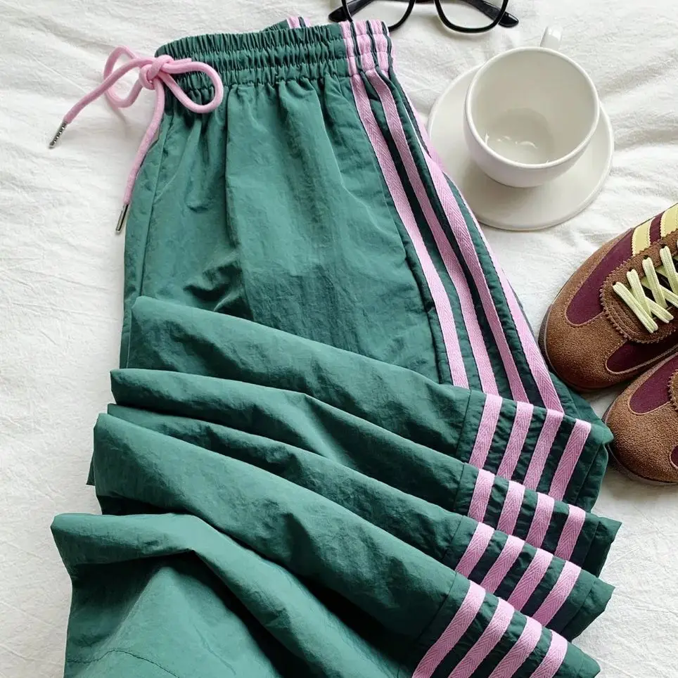 Women's clothing elegant, casual, fashionable, outdoor sports slimming, versatile, elastic waist pants - Image 5
