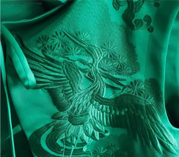 Top Women Chinese Style Tang Clothes Embroidery Phoenix Flower Qipao Lady Vest Vintage Clothing Casual Carnival Dress Up Party - Image 6