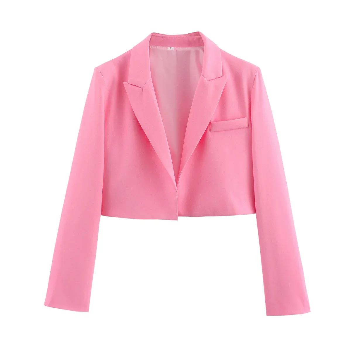 Women's Clothing 2026 Autumn And Winter New Style Personalized Fashion Simple Short Suit Jacket Top - Image 5